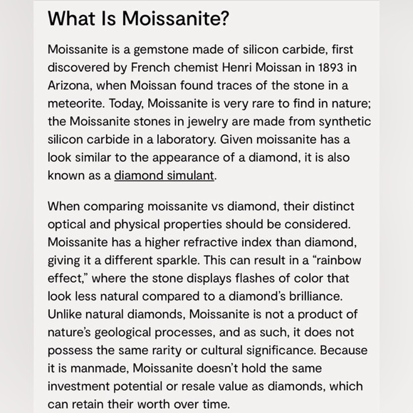 Moissanite Ring 925 Sterling Silver NEW! - Picture 17 of 17